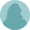 A colored silhouette of a headshot